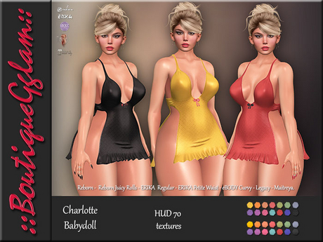 Second Life Marketplace - ::BG:: Charlotte Babydoll